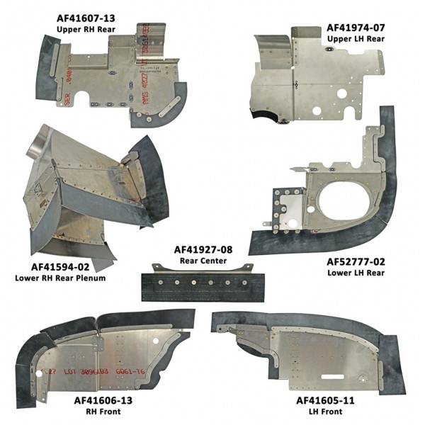 Piper PA-31-350 Chieftain Complete Engine Baffle Set